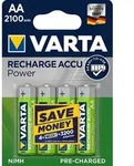 1x4 Varta Rechargeable Accu AA Ready2Use NiMH 2100 mAh Mignon - Gold/Gr&uuml;n