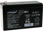 Powery Blei-Gel-Akku f&uuml;r USV APC RBC 110 - Schwarz