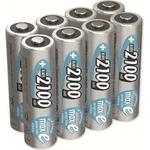 Ansmann maxE NiMH Mignon-Akkus 6 + 2 gratis (1322-0001-510) - Silber