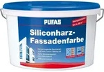 Siliconharz Fassadenfarbe Siliconharzfarbe Au&szlig;enfarbe Anstrich - Pufas - 10 Liter -