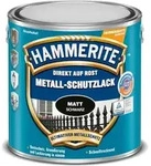 Hammerite Metallschutzlack Matt, 3in1- Rostschutz, Schwarz 2,5 l
