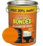 BONDEX Holzlasur oregon pinie 4,8 l (20 % Gratis!) - Braun