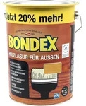 Bondex Holzlasur f&uuml;r Au&szlig;en 4,8 L eiche hell - Grau