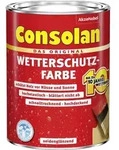 Consolan Wetterschutz-Farbe 0,75 L dunkelbraun - Braun