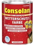 CONSOLAN Wetterschutzfarbe Schwarz 750ml - 5087492 - Schwarz