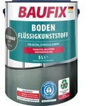 BAUFIX Boden-Fl&uuml;ssigkunststoff zeltgrau matt, 5 Liter, Beton- und Bodenfarbe -...