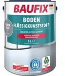 BAUFIX Boden-Fl&uuml;ssigkunststoff silbergrau matt, 5 Liter, Beton- und Bodenfarbe -