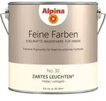 Alpina Feine Farben konservierungsmittelfrei Zartes Leuchten 2,5 L - Gelb