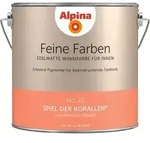 Alpina Feine Farben No.25 Spiel der Korallen Wandfarbe Orange 2.5l - Rot