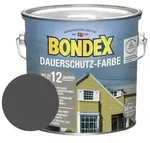 Bondex Dauerschutz-Holzfarbe 2,5 L anthrazit - Grau