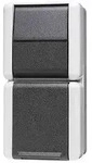 JG APWG WG 800 Kombination 876W Schuko + Wechsel - Wei&szlig;