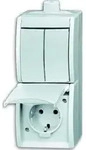 BJ APWG ocean Kombin. 2601/5/20EW-54-503 Schuko + Serien alpinweiss - Wei&szlig;