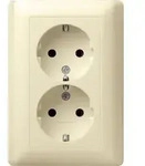 GIRA 078001, CEE 7/3, CEE 7/4, Wei&szlig;, 250 V, 16 A, 2,5 cm - Wei&szlig;