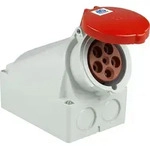 as-Schwabe CEE-Wanddose ohne Kabel max. 16mm2 400V 63A 5-polig Klappdeckel IP44