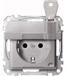 Merten SCHUKO-Steckdose alu MEG2315-0460
