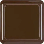 BER UPWG Schuko Voll mit 471801 Rahmen braun - Braun