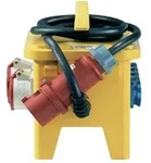 MENNEKES 70351, CEE 7/4, 5P, Gelb, Gummi, IP44, 400 V - Gelb