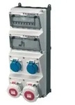 MENNEKES 940014, Typ F, 5P, Schrauben, Blau, Grau, Rot, Kunststoff, IP67 -