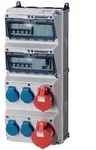 MENNEKES 940007, Typ F, 5P, Schrauben, Blau, Grau, Rot, Wei&szlig;, Kunststoff, IP44 -