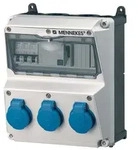 Mennekes Steckdosen-Kombination 920003 - Grau