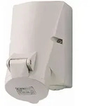 Mennekes Wanddose 32A,4p,1h,>50V,IP44 2983A - Grau