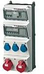Mennekes Steckdosen-Kombination 940002 AMAXX - Schwarz/Blau/Rot/Wei&szlig;/Grau