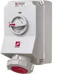 MENNEKES 5113A, Rot, Wei&szlig;, IP44, 400 V, 63 A - Rot/Wei&szlig;