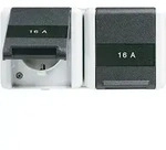 JG APWG WG 800 Schuko-Steckdose 8220NAW 2f. Waager. m. Schriftf. grau/anthrazit -