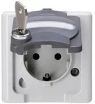 Kopp 103756008, Typ F, Grau, Wei&szlig;, Thermoplast, IP44, 250 V, 16 A - Grau/Wei&szlig;