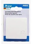 Kopp PARIS Schutzkontaktsteckdose, Arktis-Wei&szlig;, 1-fach, IP20 - Wei&szlig;
