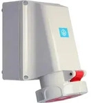 Walther Werke Wandsteckdose 169 - Rot/Grau