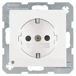 Berker 41091909, Typ F, Wei&szlig;, Thermoplast, Status, IP20, IEC 60884-1, VDE 0620-1 -