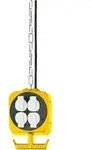 Brennenstuhl Pendel Stromverteiler, 1151760 - Schwarz/Wei&szlig;/Gelb