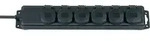 Brennenstuhl Steckdosenverteiler IP44 6-fach schwarz 2m H07RN-F 3G1,5, 1159970