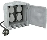 UNITEC Steckdosenverteiler 4-fach