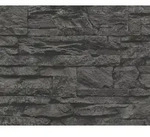 A.S. Cr&eacute;ation Tapete Wood`n Stone, Mustertapete in Natursteinoptik, grau,...