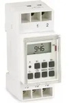 Zeitschaltuhr digital Timer, 3500 Watt, Hutschiene - Wei&szlig;