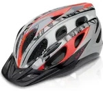 XLC Fahrradhelm BH-C18 Gr.L/XL (54-58cm) Motiv Ethnic, grau/rot - Rot/Grau