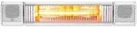VASNER Appino BEATZZ White - Bluetooth Infrarot-Heizstrahler, LED Backlight Licht,
