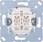 JUNG 505 U, 1P, Metallisch, Wei&szlig;, 250 V, 10 A