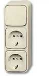 Busch-Jaeger Kombination 2601/6/2300/2 EAP 2CKA001686A0013 - Beige
