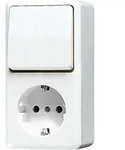 Jung SCHUKO-Steckdose 16A 250V 676 A WW - Wei&szlig;