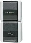 JUNG Wippe und Klappdeckel 876NAW WG800 IP44 m - Grau
