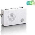 Lenco PDR-030WH - Tragbares DAB+/FM-Radio mit Weckerfunktion - Wei&szlig; - Wei&szlig;