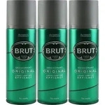 Brut Original 3 x 200 ml Deodorant Deo Spray Set