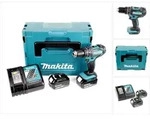 Makita DHP 482 RMJ Akku Schlagbohrschrauber 18V 62Nm im Makpac + 2x 4,0 Ah Akku...