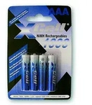 XCell Akku X1000 Ni-MH Micro AAA 1,2V 1000mAh 4St. - Blau/Gr&uuml;n