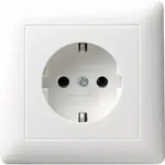 GIRA 044027, CEE 7/3, 1 Modul(e), CEE 7/4, Wei&szlig;, T.N.O., 250 V - Wei&szlig;
