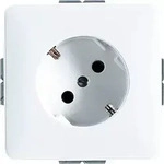 Jung CD520-45WW SCHUKO-Steckdose 45 Grad - Wei&szlig;