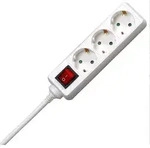 Kopp 129713007, 1,4 m, Wei&szlig;, 3 AC-Ausg&auml;nge, 16 A, 250 V, Wei&szlig; - Wei&szlig;